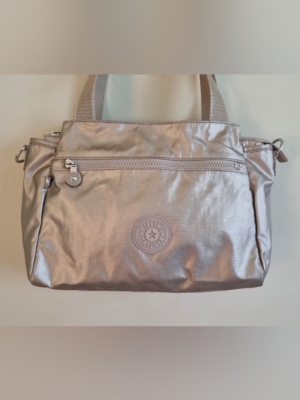 Kipling Elysia Shoulder Tote - Metallic Glow